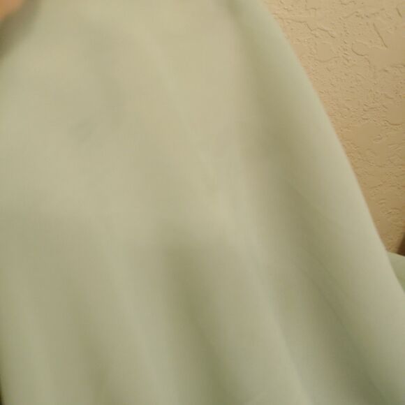 Baltic Born K Maxi Gown XS Katrina Bridesmaid Sage Green Chiffon Flowy high slit - Picture 6 of 11